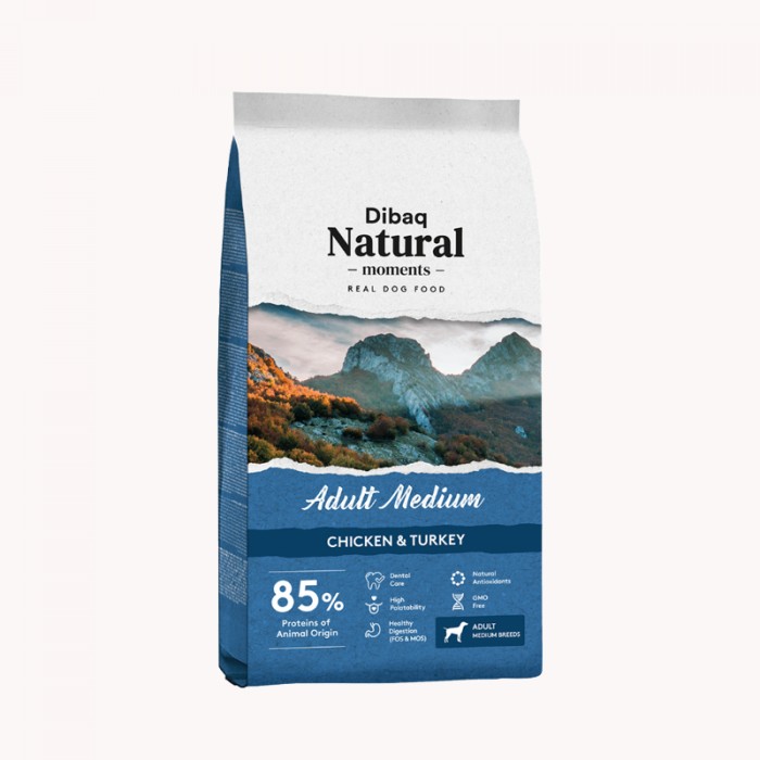 Dibaq NATURAL MOMENTS Adult MEDIUM 15kg