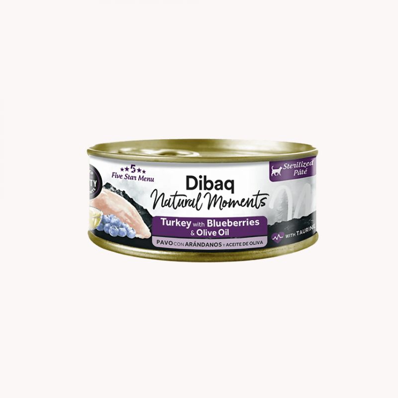 Dibaq Natural Moments Cat Sterilized Puretina s borovnicama 70g Cijena