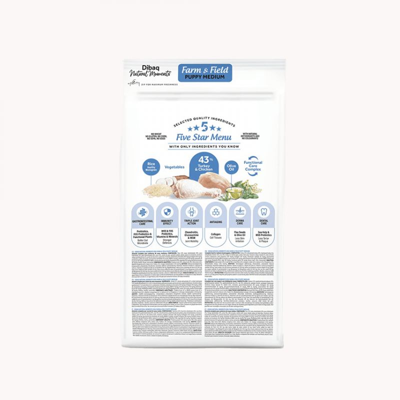 Dibaq Natural Moments Farm&Field Puppy MEDIUM Cijena