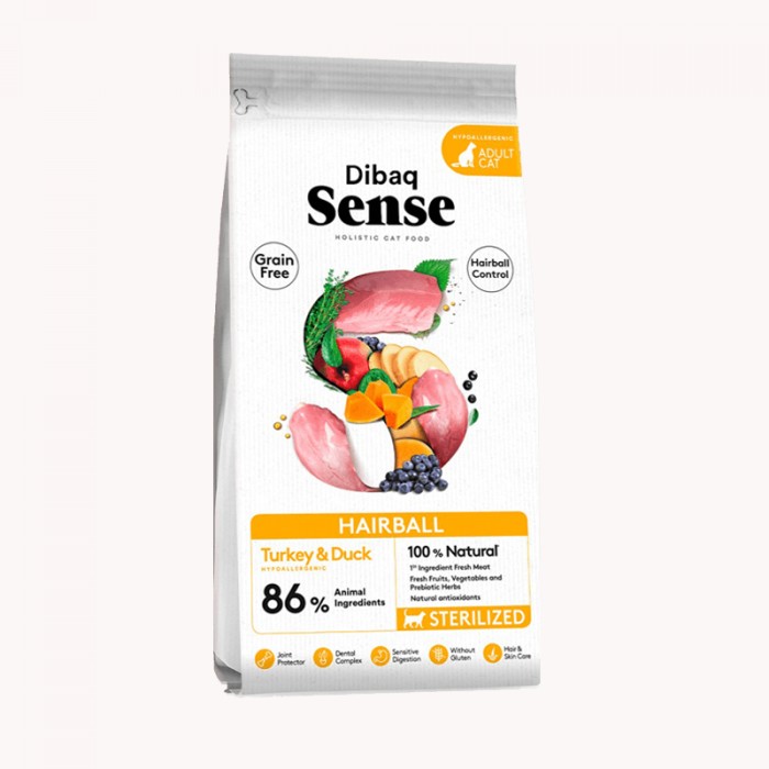 Dibaq SENSE Grain Free CAT HAIRBALL 1,5kg Cijena