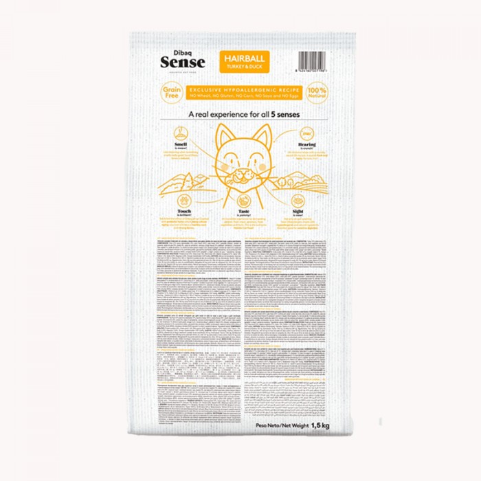 Dibaq SENSE Grain Free CAT HAIRBALL 1,5kg Cijena