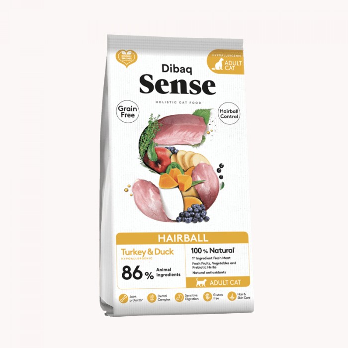 Dibaq SENSE Grain Free CAT HAIRBALL 6kg Cijena
