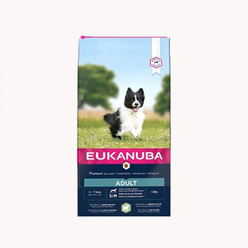 EUKANUBA Adult Small&Medium Janjetina-riža 12kg Cijena