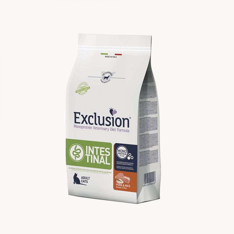 Exclusion Intestinal Cat Svinjetina i riža 1,5kg Cijena