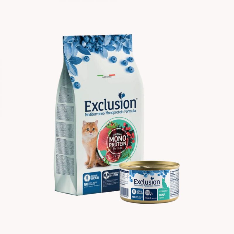 Exclusion Mediterraneo Adult Sterilised Tuna 85g konzerva Cijena