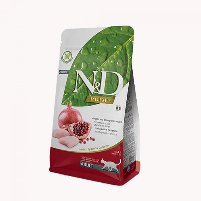 N&D PRIME ADULT CAT Grain Free Piletina i Nar 5kg Cijena