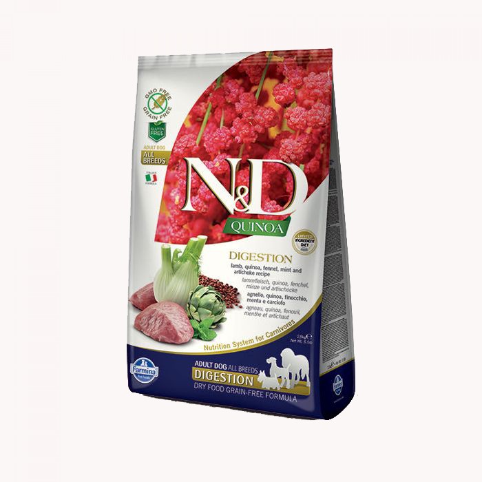 N&D Grain Free Quinoa Digestion Janjetina Medium/Maxi 7kg Cijena