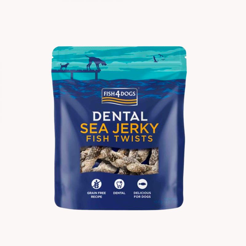 Fish4Dogs DENTAL Sea Jerky FISH TWISTS 500g Cijena