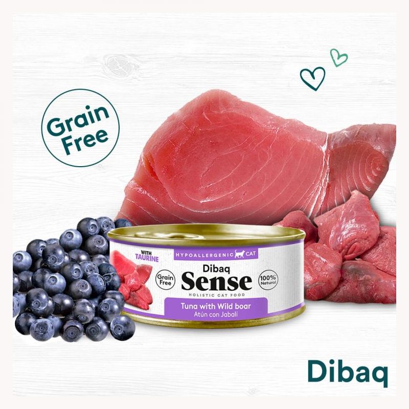 Dibaq SENSE Grain Free CAT Tuna s Divljom svinjom i borovnicama  Cijena Akcija
